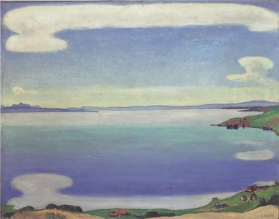 Genfersee von Chexbres aus von Ferdinand Hodler